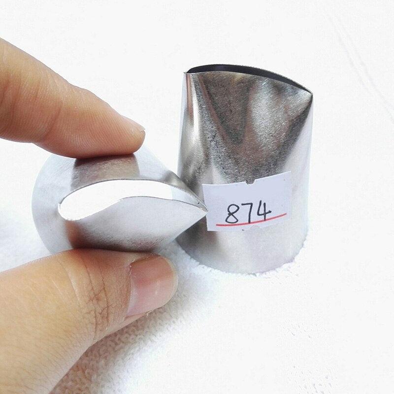 #874 Large Size Rose Stainless Steel Icing Piping Nozzles Cake Cream Decoration Tips Pastry Cake