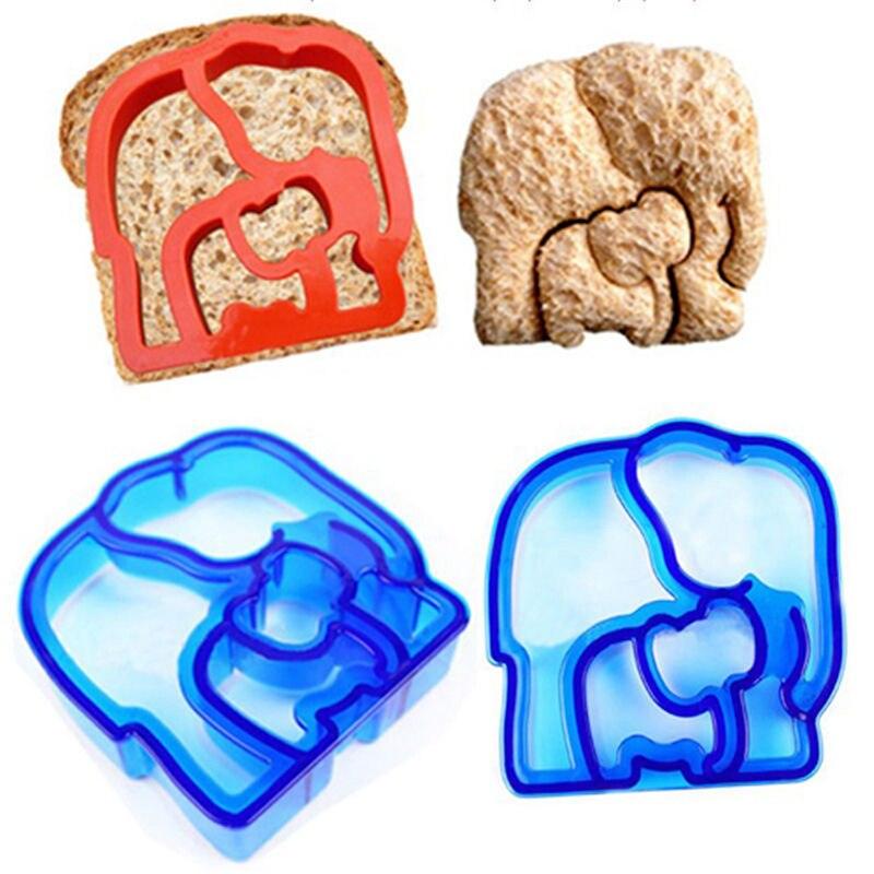 Sandwich Cutter Cake Toast Mold Animal Shapes for Kids Presses Set