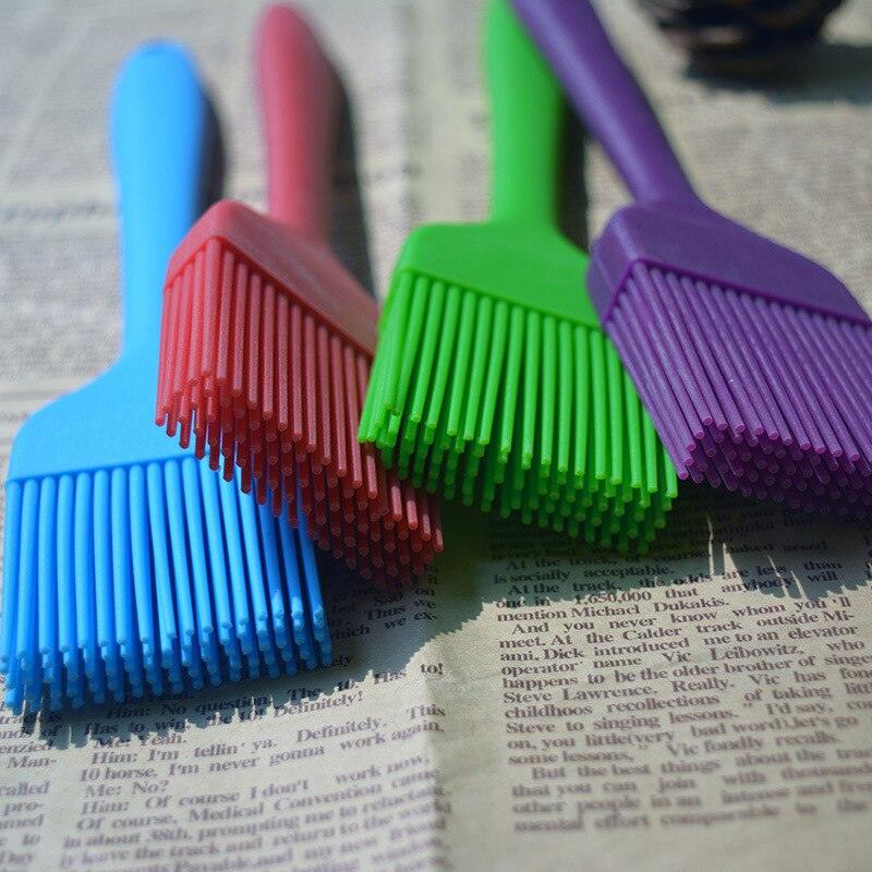 26cm integrated baking silicone brush barbecue BBQ brush pastry oil brush baking tool