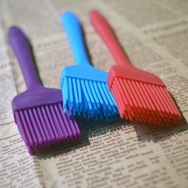 26cm integrated baking silicone brush barbecue BBQ brush pastry oil brush baking tool