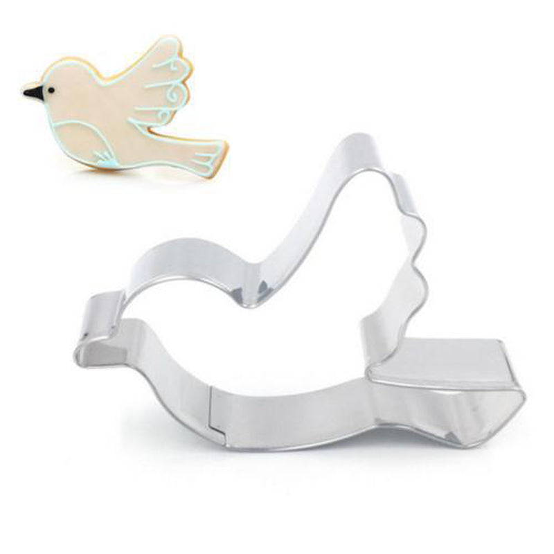 Birds pigeons stainless steel cute cutting biscuit mould cake moulds fruit sugar mold