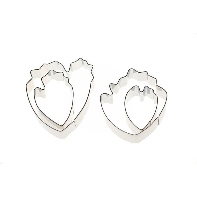APRICOT 4pcs/set peony flower  Cookie Cutter 3D Sugarcraft Fondant Cake Pastry Biscuit Baking Mold