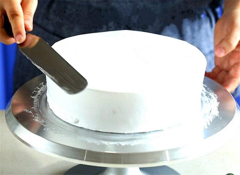 Angled Icing Spatula with Plastic Handle-Cake Decorating Tools 6',8',10' Stainless Steel Cake