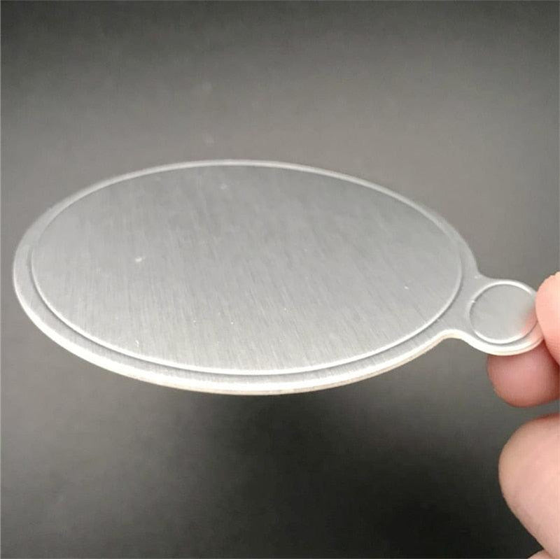 100pcs/Set Round Cake Silver Paper Mousse Cake Boards Dessert Displays Tray Birthday Cake