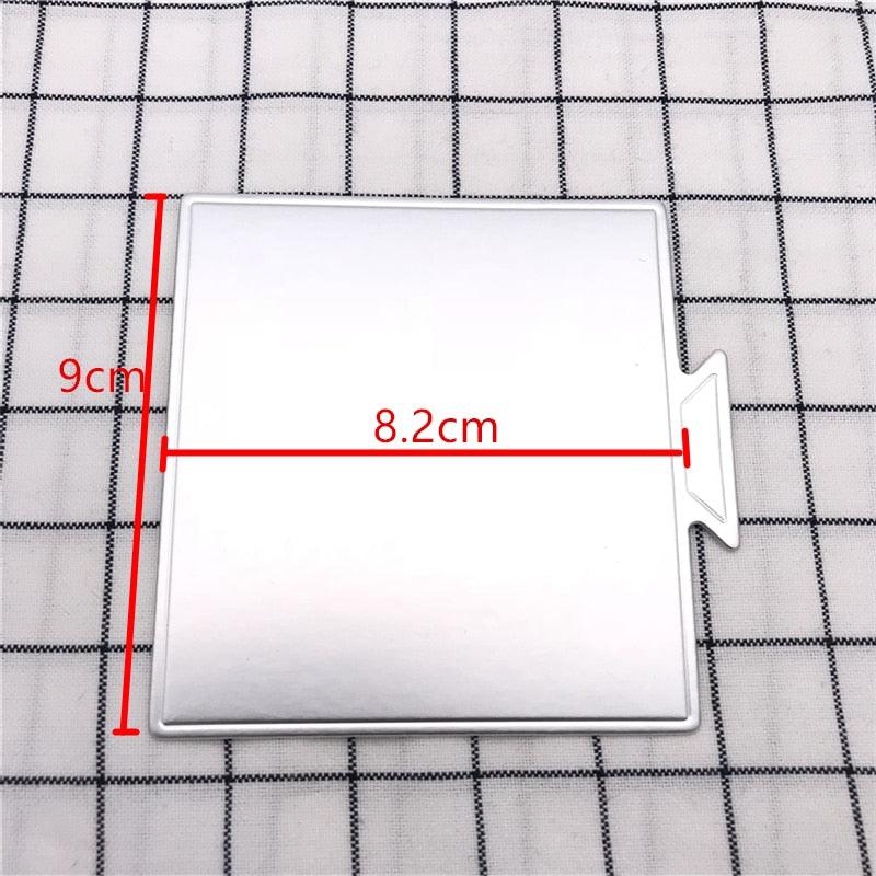 100pcs/Set Silvery Square Mousse Cake Boards Paper Cupcake Dessert Displays Tray Wedding
