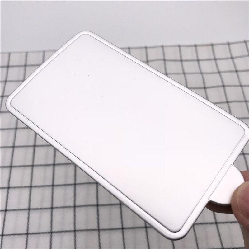 Aomily DIY Silvery 100pcs/Set Rectangle Mousse Cake BoardsPaper Cupcake Dessert Displays Tray