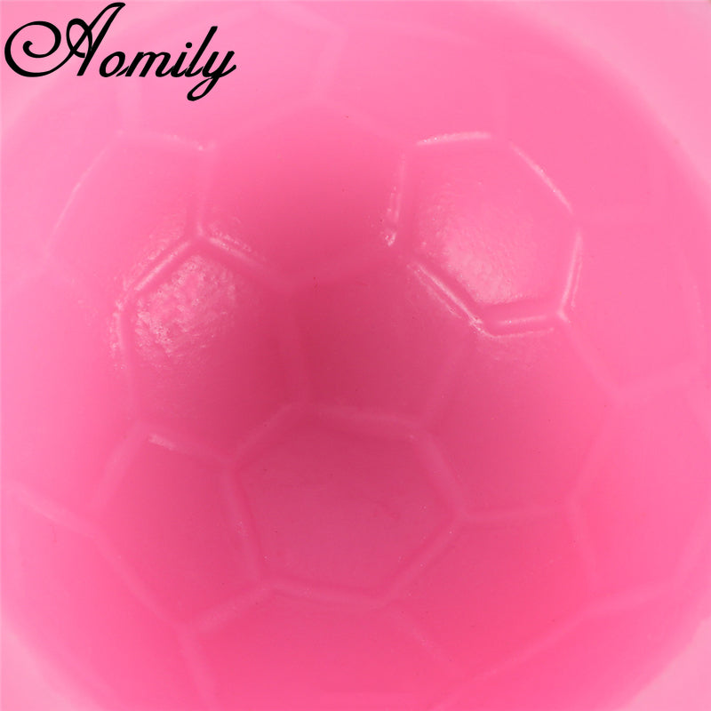 Football Cake Silicone Molds Soccer Party Fondant Cake Chocolate Candy Mold Resin