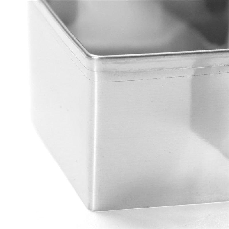 Aomily Lovely Double Heart Cookies Cutter Sweet Love Cake Pastry DIY Mould Baking Tools Stainless