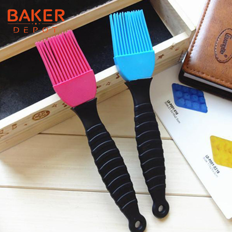 BAKER DEPOT silicone bakeware BBQ brush butter oil brushes silicone cream cake baking barbecue