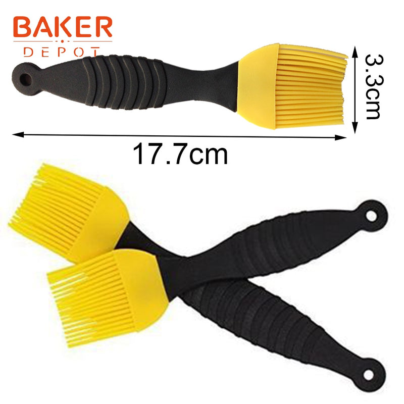 BAKER DEPOT silicone bakeware BBQ brush butter oil brushes silicone cream cake baking barbecue