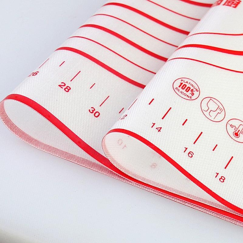 BAKINGCHEF Silicone Baking Mat Pizza Dough Maker Pastry Kitchen Gadgets Cooking Tools Utensils
