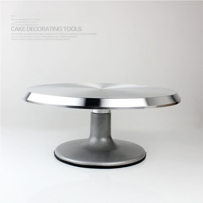 Baking tool 12 - inch aluminum alloy mounted cream cake mounted on the rotary table  turntable