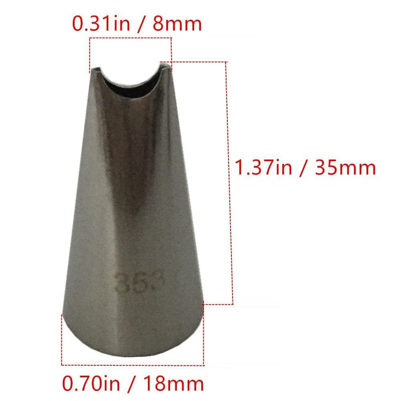 Baking tools 7pcs Sawtooth nozzles Set Creative Cream Tips Icing Piping Nozzle Pastry Tips Sugar
