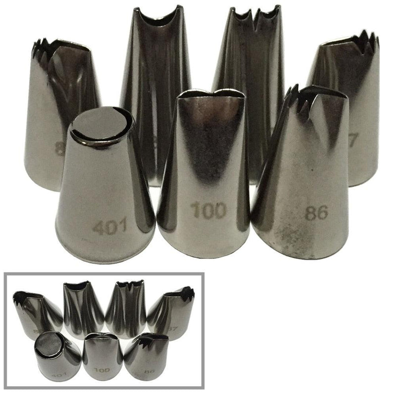 Baking tools 7pcs Sawtooth nozzles Set Creative Cream Tips Icing Piping Nozzle Pastry Tips Sugar