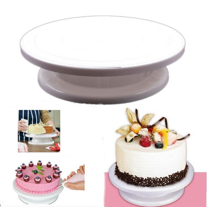 Cake Swivel Plate Revolving Cake Sugarcraft Turntable Decoration Stand Platform turntable Baking