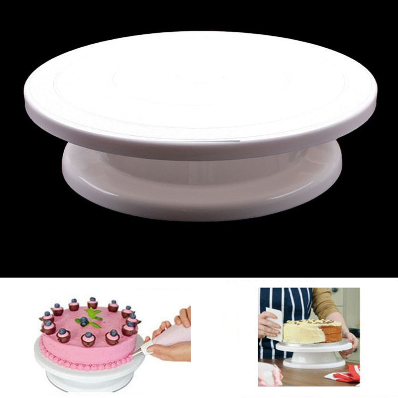 Cake Swivel Plate Revolving Cake Sugarcraft Turntable Decoration Stand Platform turntable Baking
