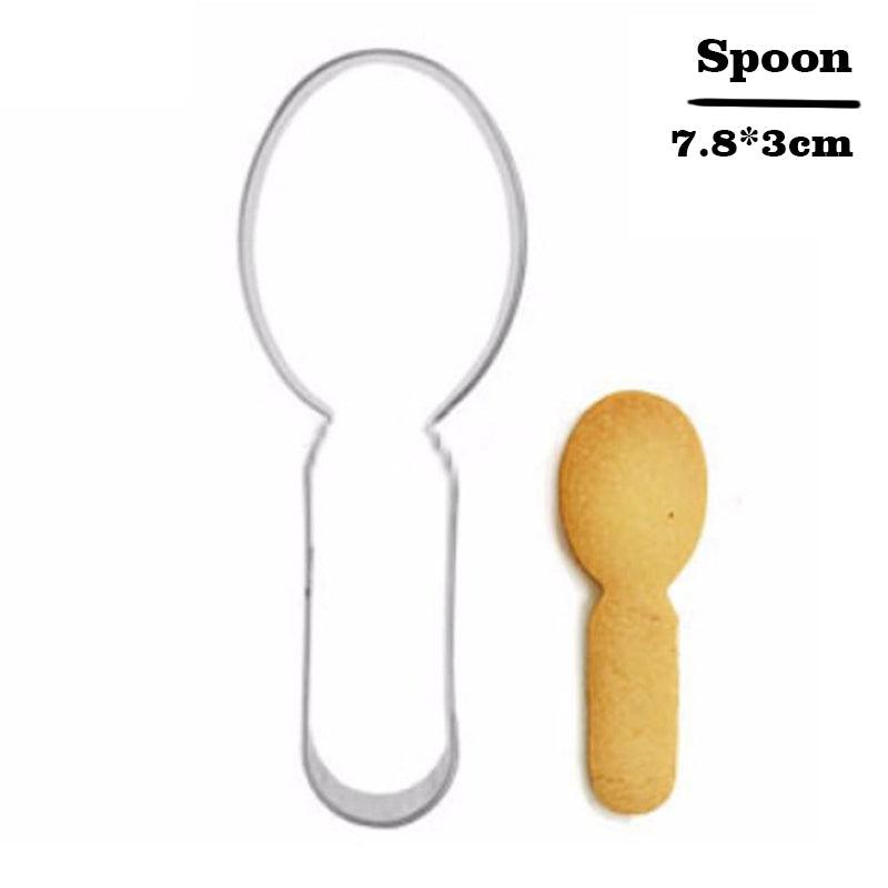 Children's Section Cookie Cutter Stainless Steel Biscuit Cutter Cookie Mold Kitchen Baking Tools