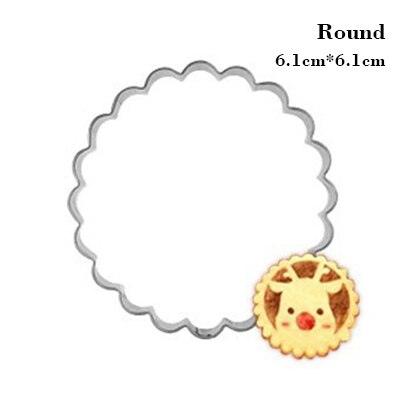 Children's Section Cookie Cutter Stainless Steel Biscuit Cutter Cookie Mold Kitchen Baking Tools