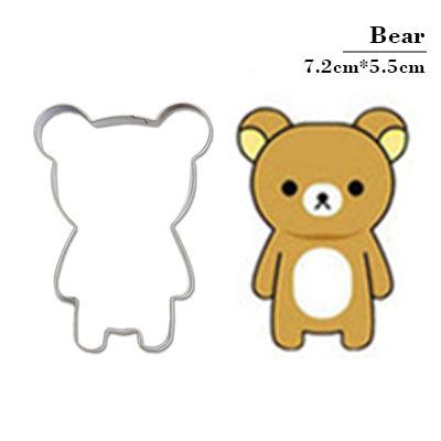 Children's Section Cookie Cutter Stainless Steel Biscuit Cutter Cookie Mold Kitchen Baking Tools