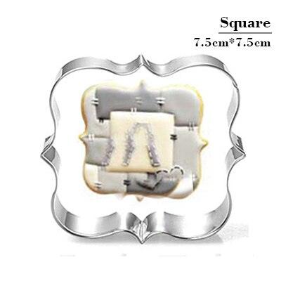 Children's Section Cookie Cutter Stainless Steel Biscuit Cutter Cookie Mold Kitchen Baking Tools