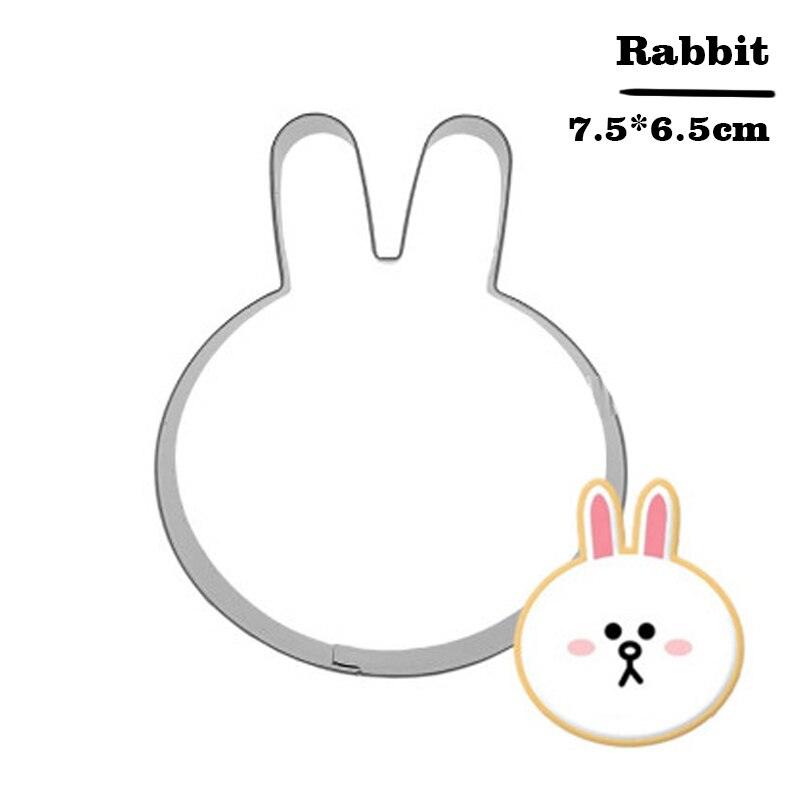 Children's Section Cookie Cutter Stainless Steel Biscuit Cutter Cookie Mold Kitchen Baking Tools