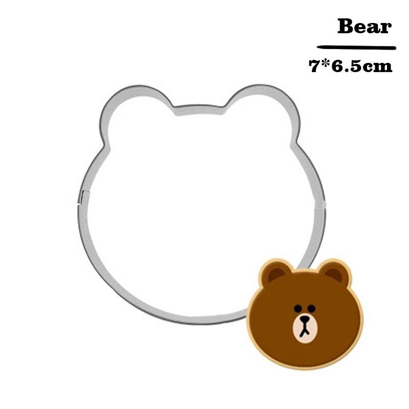 Children's Section Cookie Cutter Stainless Steel Biscuit Cutter Cookie Mold Kitchen Baking Tools