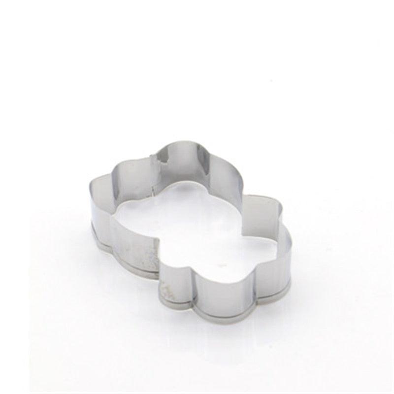 Christmas Cartoon Cat Magic Wand Cookie Cutter Stainless Steel Biscuit Mold Cookie Cookie Stamp