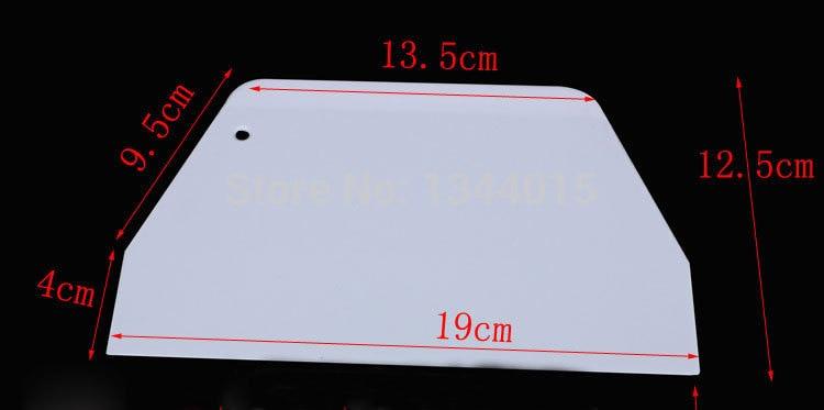 Christmas Kitchen Tools Trapezoidal  Shape Plastic Cake Smoother Cake Scraper Classic Fondant