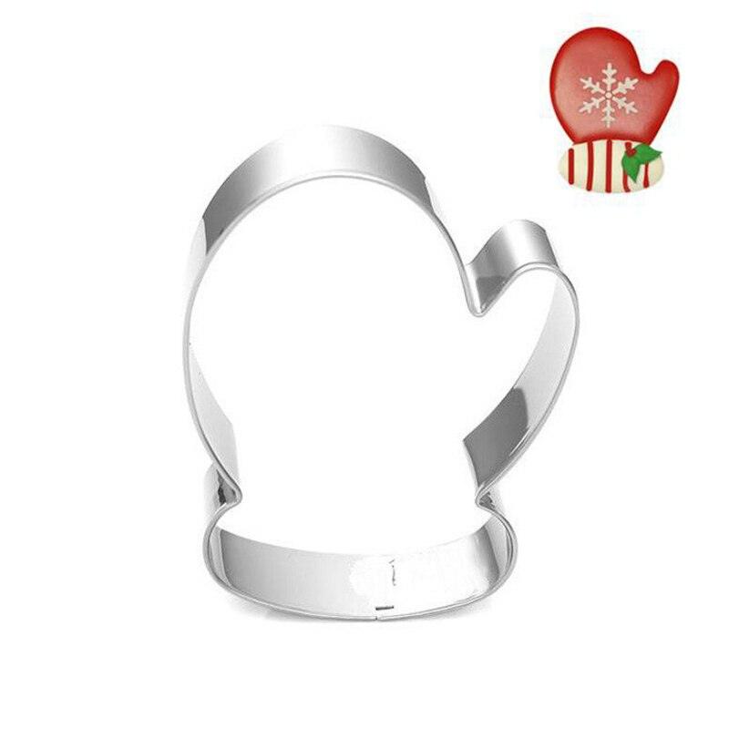 Christmas gloves Cookie Tools Cake Stencil Kitchen Cupcake Decoration Template Mold Cookie Coffee