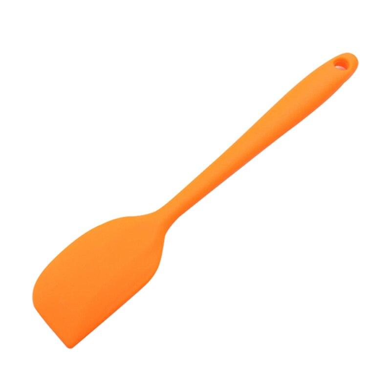 Colorful Kitchen Silicone Spatula Rubber Baking Scraper Mixer Non-Stick Pastry Cake Scraper Brush
