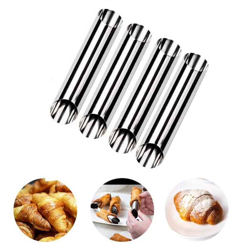 Conical Tubes Cream Molds Bread Moulds Stainless Steel Croissants Cone Horn Spiral Roll Pastry