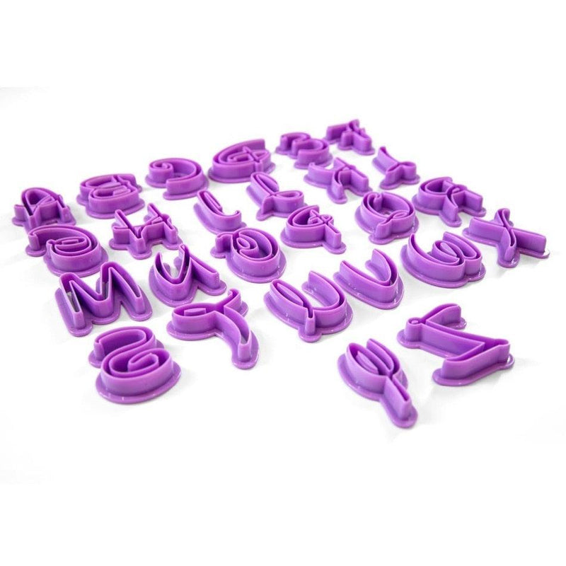 DIY Letter Number Cake Mould Fondant Sugarcraft Cookie Plunger Cutter Mold Decorating Tools