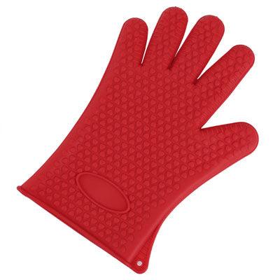 ERMAKOVA Thickening Silicone Glove BBQ Grill Glove Oven Mitts Barbecue Oven Baking Glove Pinch Mitts