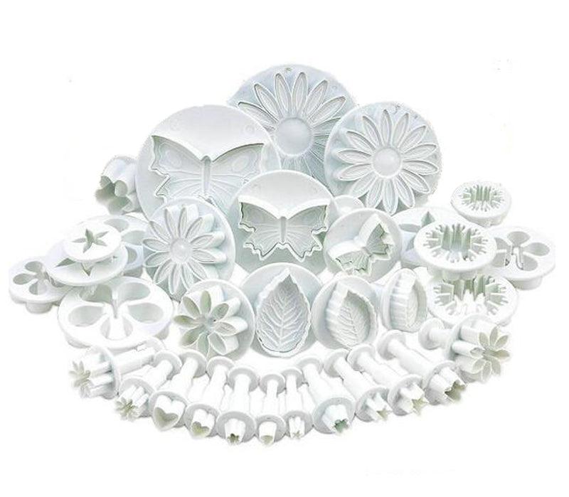 Fondant Cake Mold Set Flower Cake Decorating Tools Kitchen Baking Molding Kit Sugarcraft Making