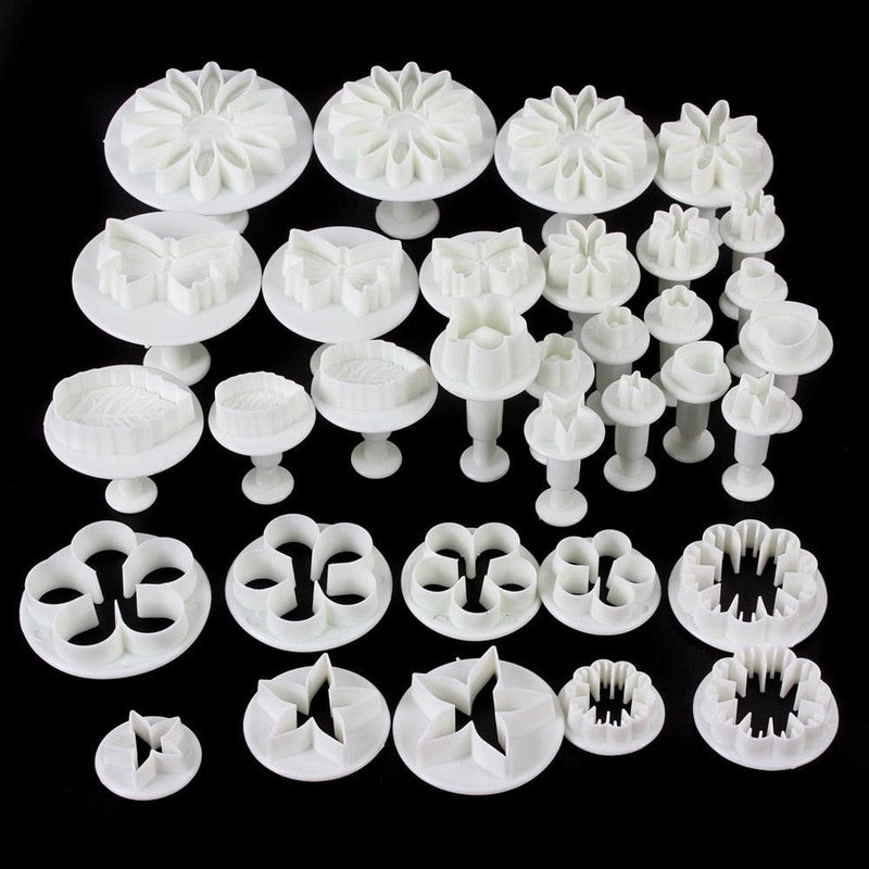 Fondant Cake Mold Set Flower Cake Decorating Tools Kitchen Baking Molding Kit Sugarcraft Making