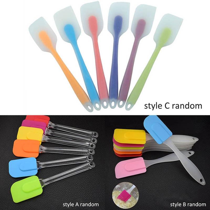 Food Grade Kitchen Gadgets Cooking Baking Tools Pastry Scraper Non-stick Silicone Butter Cream