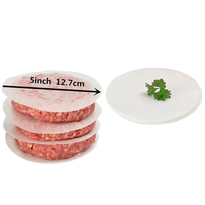Goldbaking Round Parchment Paper Liners Safe For Oven and Electronic BBQ Grill Wax Paper Hamburger