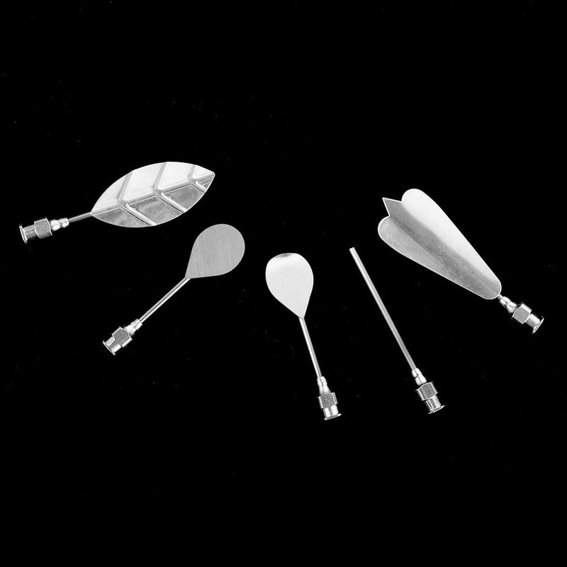 Plum Flower 5PCS/Set 3D Jelly Art Needles Tools Gelatin Pudding Nozzle Syringe Set Russian Nozzles