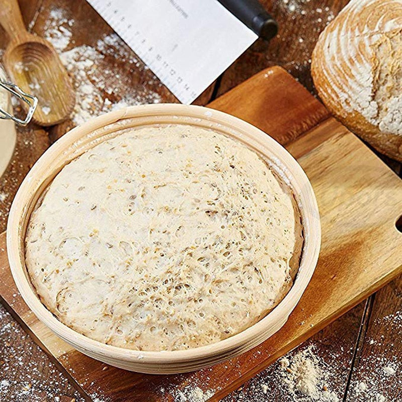 Rattan Bread Proofing Basket Natural Oval Rattan Wicker Dough Fermentation Sourdough Banneton