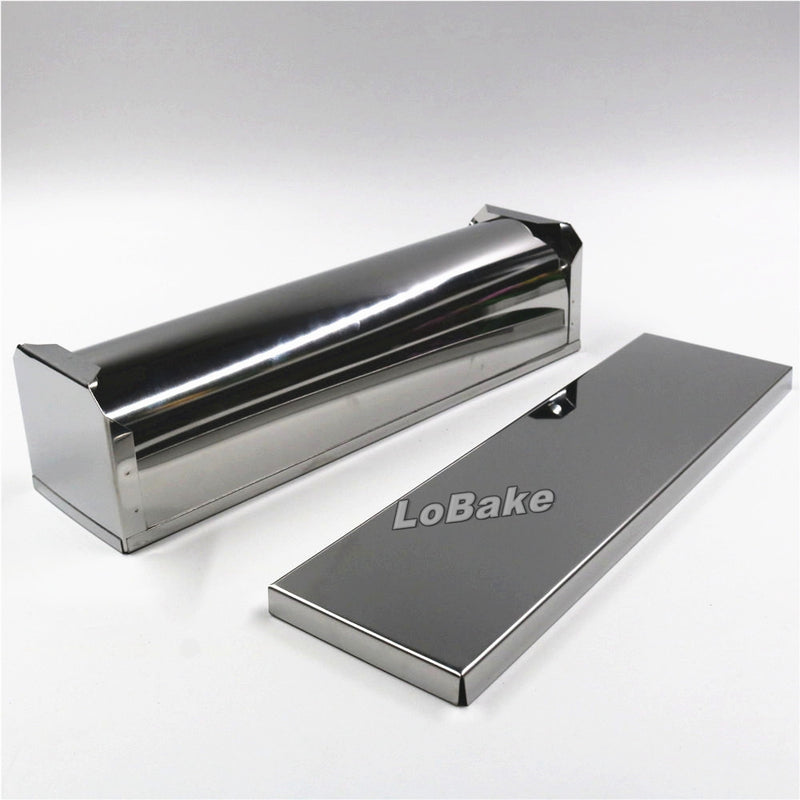 8*7*28.5cm long half round sylinder 304 stainless steel bread mold metal cake mould