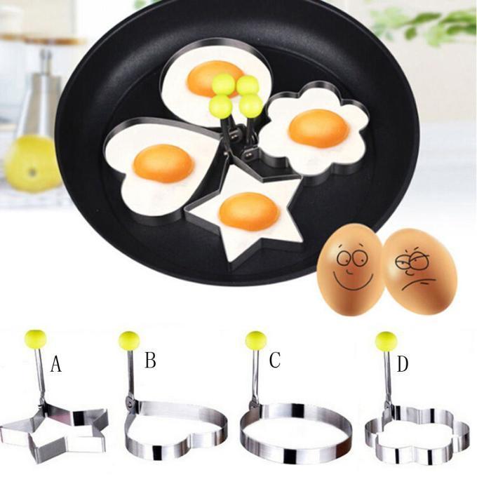 Hot Fried Egg Pancake Shaper Kitchen Tool Stainless Steel Shaper Mould Mold Kitchen Rings Heart