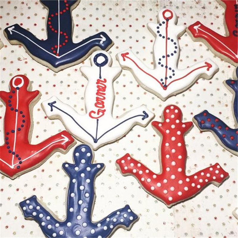 KENIAO Anchor Cookie Cutter for Kids Birthday Party - Biscuit / Fondant / Pastry /Bread Cutter - 9.4