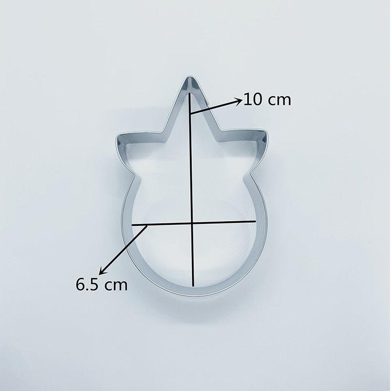 KENIAO Unicorn Face Cookie Cutter for Kids Birthday Party Cutters - Biscuit / Pastry / Bread