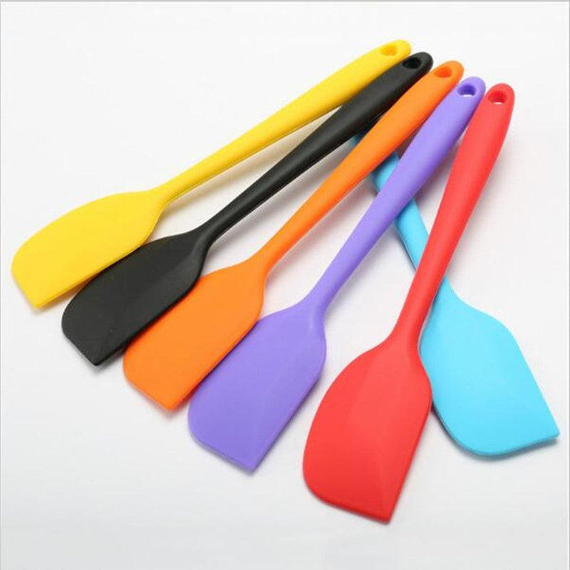 Kitchen Silicone Cream Butter Cake Spatula Mixing Batter Scraper Brush Butter Mixer Cake Brushes