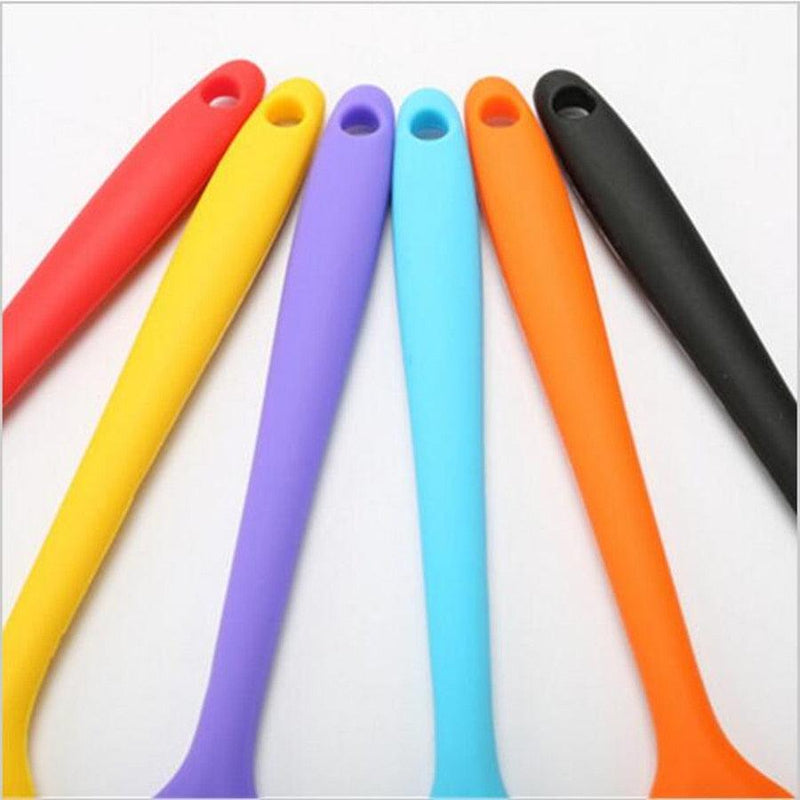 Kitchen Silicone Cream Butter Cake Spatula Mixing Batter Scraper Brush Butter Mixer Cake Brushes