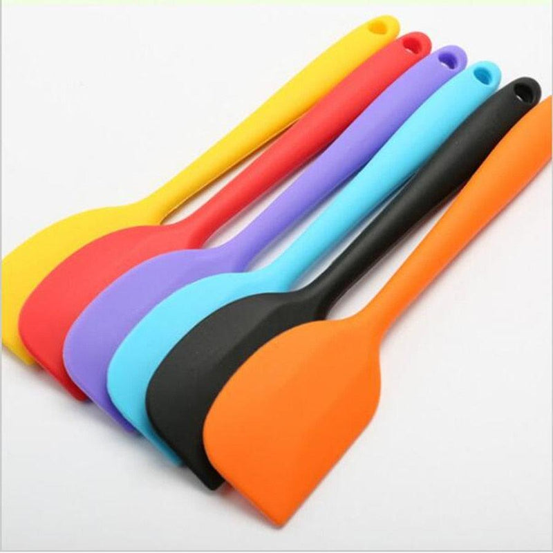 Kitchen Silicone Cream Butter Cake Spatula Mixing Batter Scraper Brush Butter Mixer Cake Brushes