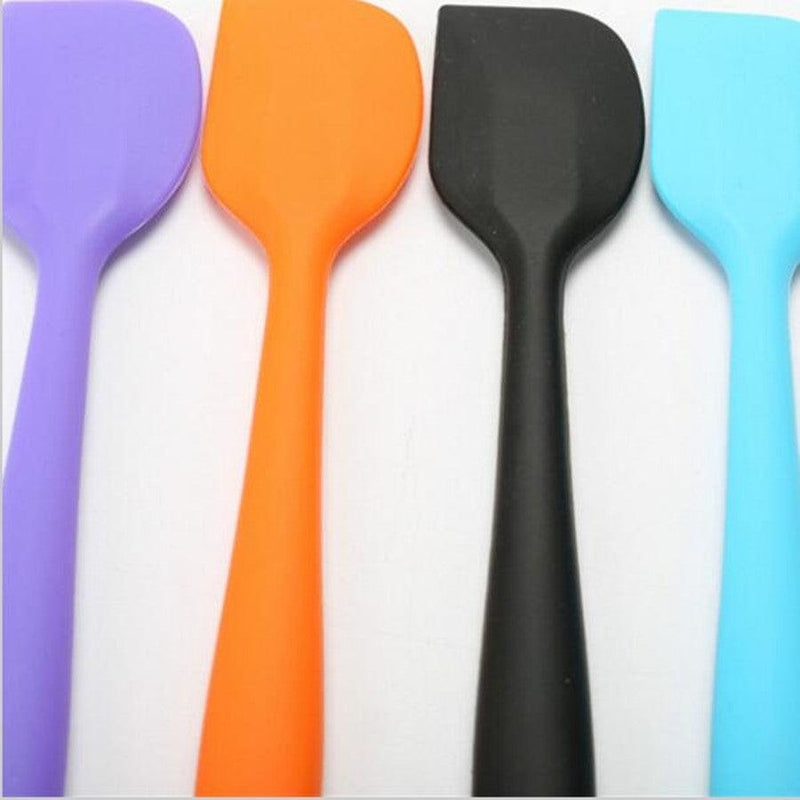 Kitchen Silicone Cream Butter Cake Spatula Mixing Batter Scraper Brush Butter Mixer Cake Brushes