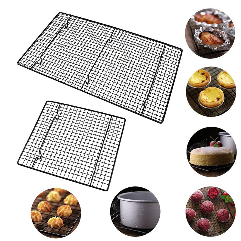 Kitchen baking tools Stainless Steel Cooling Roasting Rack Heavy Duty Thick-Wire Grid for cooking