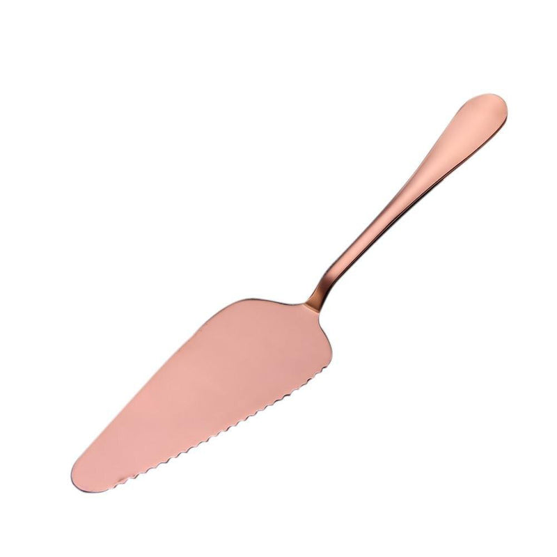 LanLan Colorful Stainless Steel Serrated Edge Cake Server Blade Cutter Pie Pizza Shovel Cake Spatula