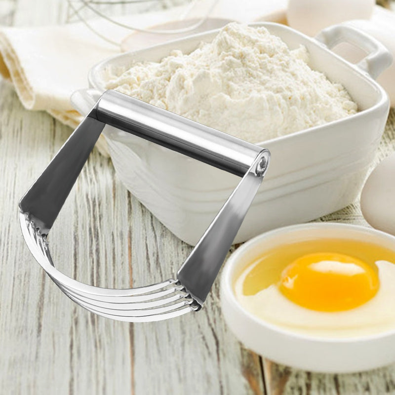 Manual Dough Blender Baking Pastry Blades Stainless Steel Flour Mixer Baking Tools Gadgets Kitchen